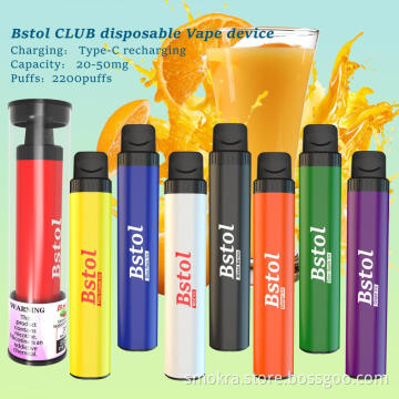 Bstol CLUB 2200PUFFS Disposable Pod Device 550mAh